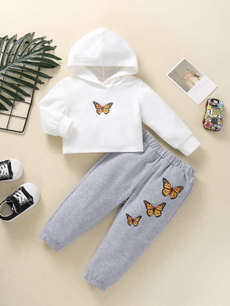 2db Butterfly Bébi Lányok Szett
