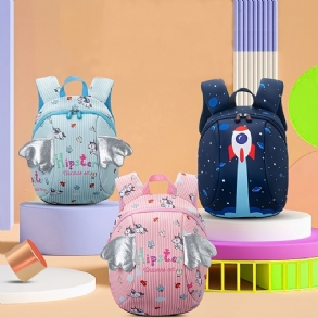 1 Db The Unicorn Kids Backpack Anti-lost Astronauts School Bag Sbr Szabadidős Hátizsák Alkalmi Táska