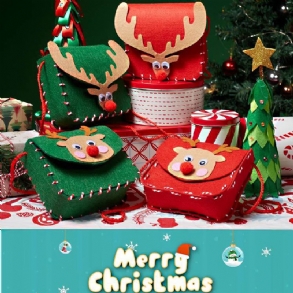 Gyerekjátékok Kézzel Készített Barkács Anyag Táska Karácsonyi Ajándékoknak Szarvas Hátizsák Óvodai Parti Elrendezés