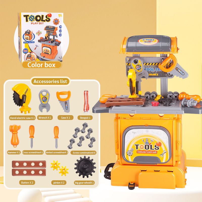 Gyermek Kreatív Játékok Hátizsák Tool Station Play House Toys