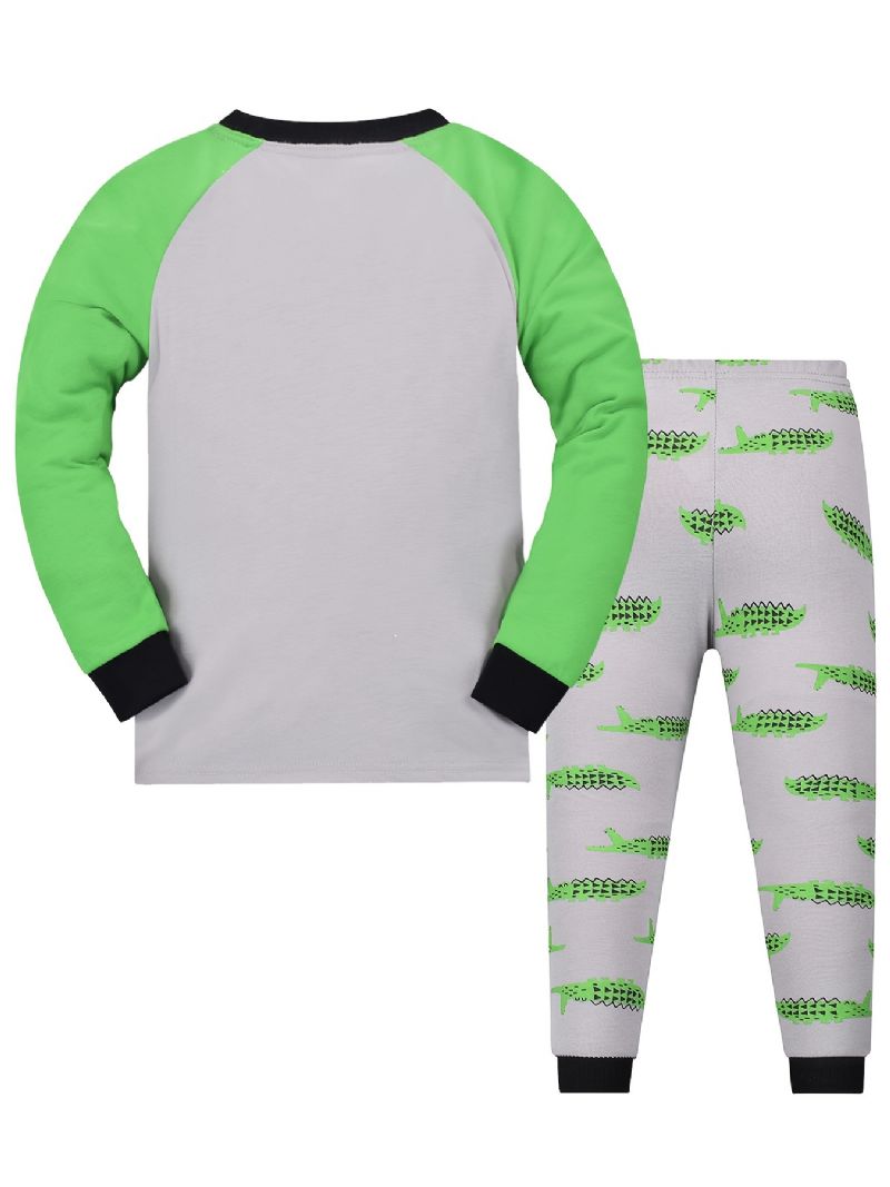 Fiúk Lounge Wear Homewear Hosszú Ujjú Felső És Hozzáillő Nadrág Szett