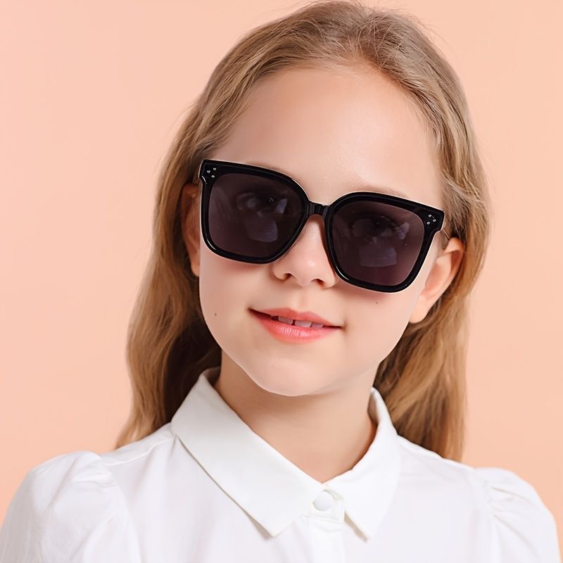 Lányok Alkalmi Szilikon Polarizált Napszemüvegek Uv-védelemmel Nagy Keretes Szemüvegek Szabadtéri Utazáshoz