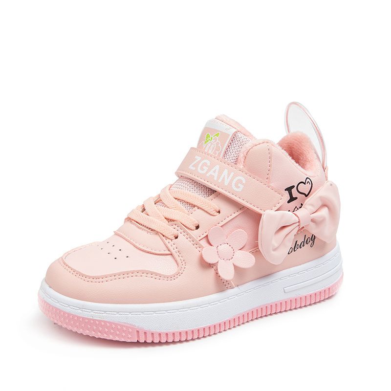 Kisgyermek Lányoknak Aranyos Rózsaszín Hálós Alkalmi Cipők