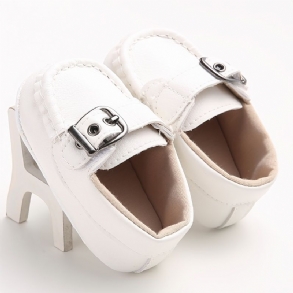 Bébi Fiúk Aranyos Alkalmi Loafers Cipők Csattal Könnyű Csúszásmentes