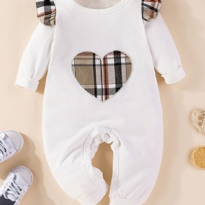 Babaruha Fodros Ujjú Rövidnadrágos Jumpsuit Onesie