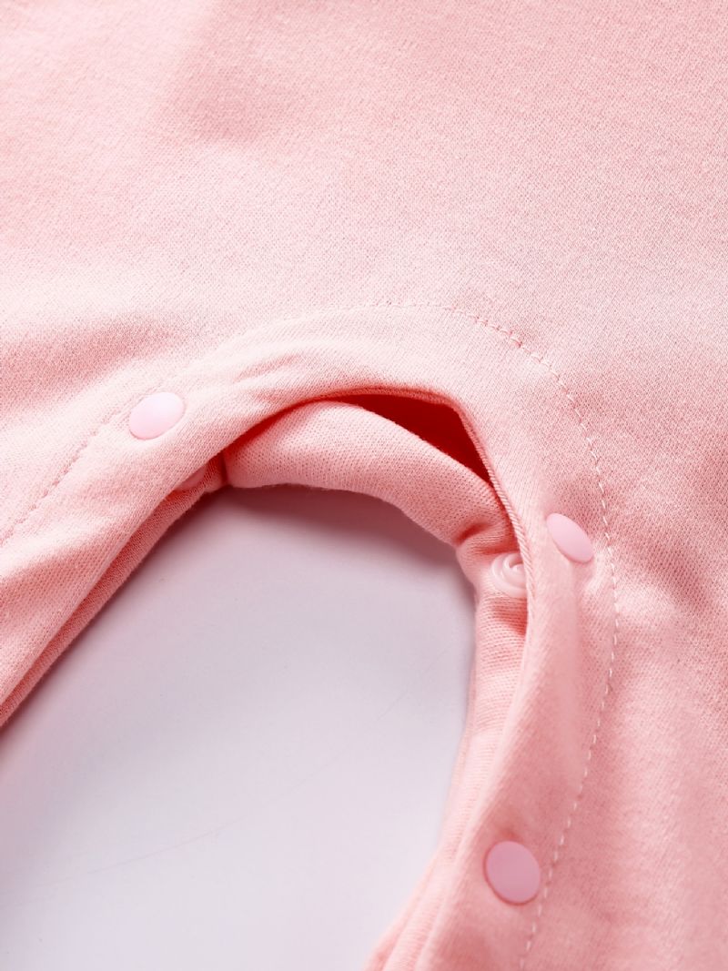 Bébi Lányok Jumpsuits Hosszú Ujjú Nadrág Tehénmintával