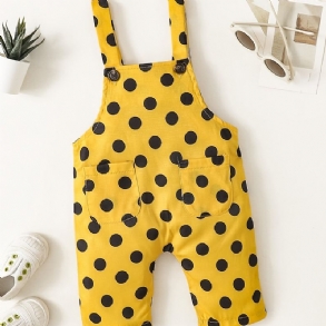 Lányok Pöttyös Függőnadrágok Jumpsuit Babaruhák