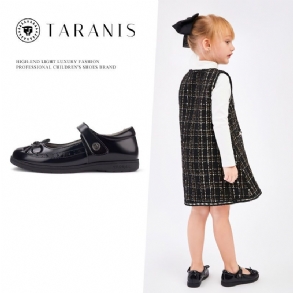 Klasszikus Lányok Fekete Mary Jane Cipők Buli Iskolai Egyenruha Oxfordi Teljesítményű Bőrcipők Gyerekeknek Nagy