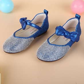 Tipegő Gyerekek Strasszos Masni Design Lányoknak Lapos Cipők Hercegnős