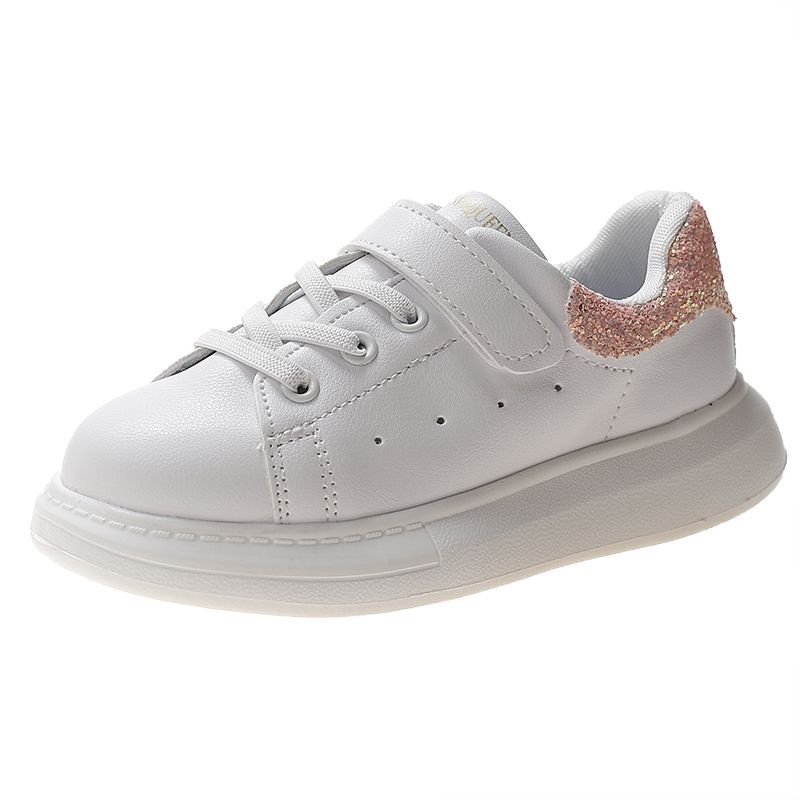 Bébi Lányok Solid Low Top Könnyű Gördeszkacipő Tornacipő