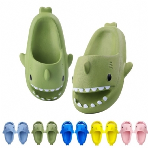 Baba Puha Talpú Csúszásgátló Shark Design Csúszdák Papucsok Beltéri Cipők Fiúknak Lányoknak