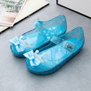 Lányok Jelly Cipők Mary Jane Flats Princess Blue Snow Queen Szandál