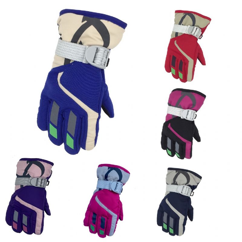 Thermal Síkesztyűk Téli Polár Vízálló Meleg Snowboard Kesztyűk Sílovaglás Gyerekeknek