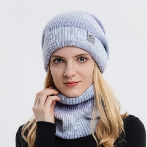 2db Winter Beanies Snood Szettek Téli Sapka Beanie Sapka-téli És Sál Szett Lányok Sapkák Az Ajtóban Aranyos Puha Meleg