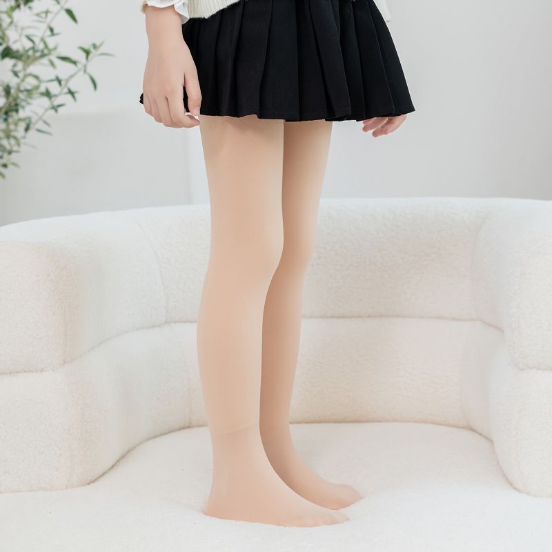 Kislányok Plüss Meleg Harisnya Leggings Puha Gyerek Ruhák
