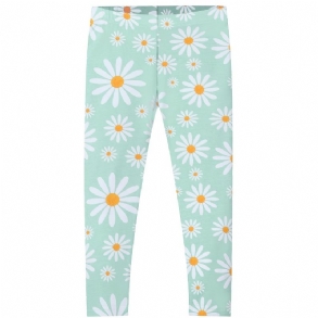 Lányok Daisy Print Stretch Leggings