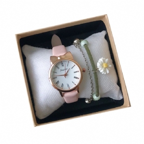 2db Kids Pink Quartz Watch + Daisy Karkötő