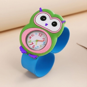 Kids Animal Owl Cartoon Watch