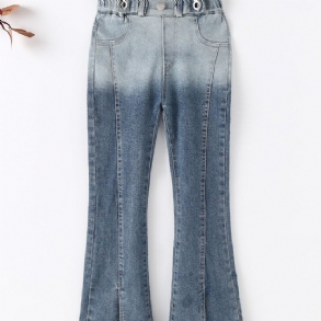Lányok Divat Gradient Jeans