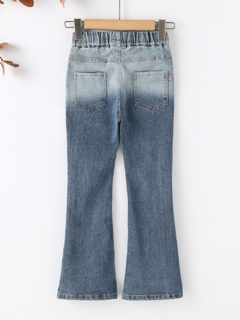Lányok Divat Gradient Jeans
