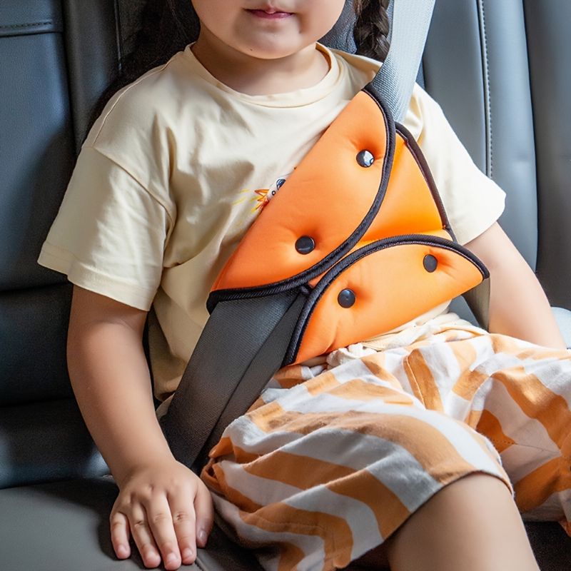 Autó Biztonságos Biztonsági Öv Huzat Gyermek Nyakvédő Övekhez Állítható Öv Rögzítő