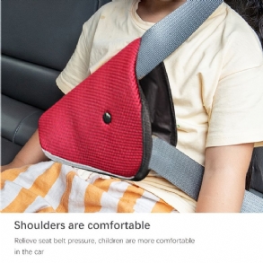 Autóban Biztonságosan Illeszkedő Biztonsági Öv-beállító Autós Öv Háromszög-beállító Gyerekeknek Gyermek